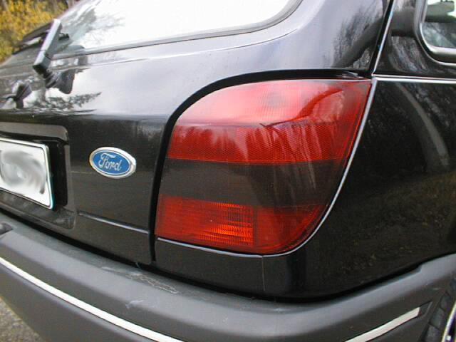 Tinted rearlight from 'wrong hand driven' car